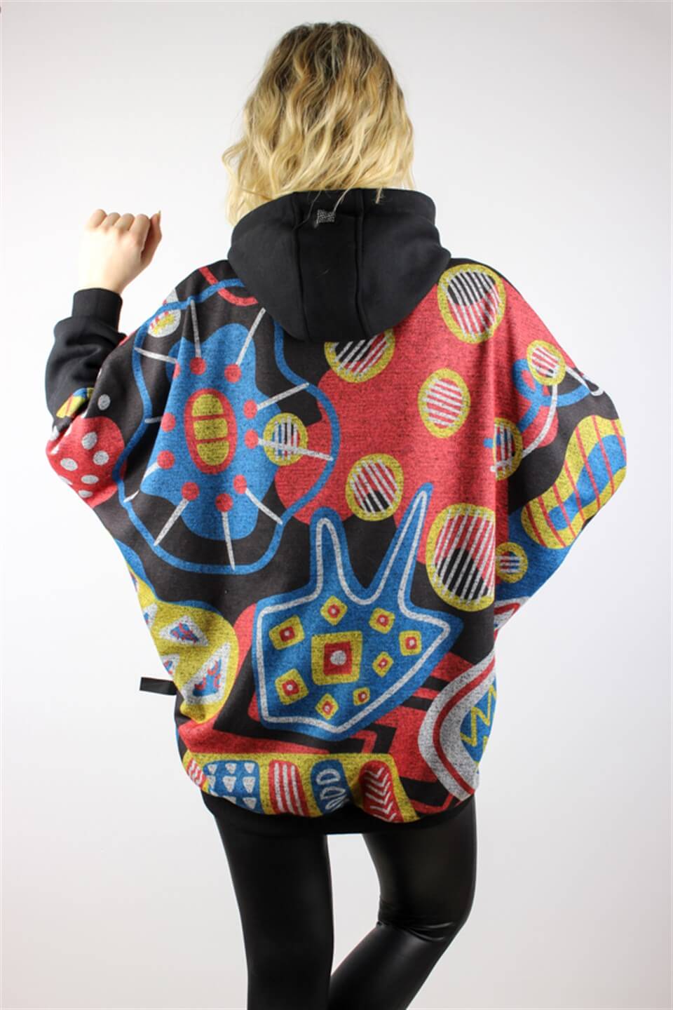 OVERSİZE ÜÇ İPLİK SWEATSHIRT BASKI MEÇLİ