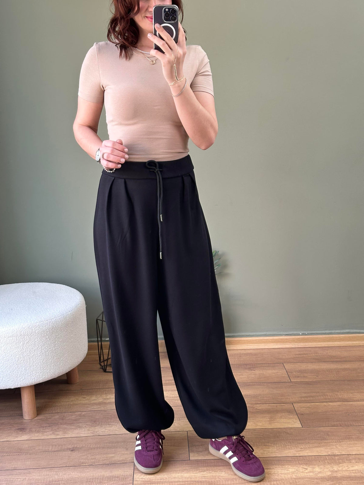 OYSHO PANTOLON SİYAH