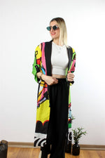 ÖZEL TASARIM KAFTAN POPART DESEN