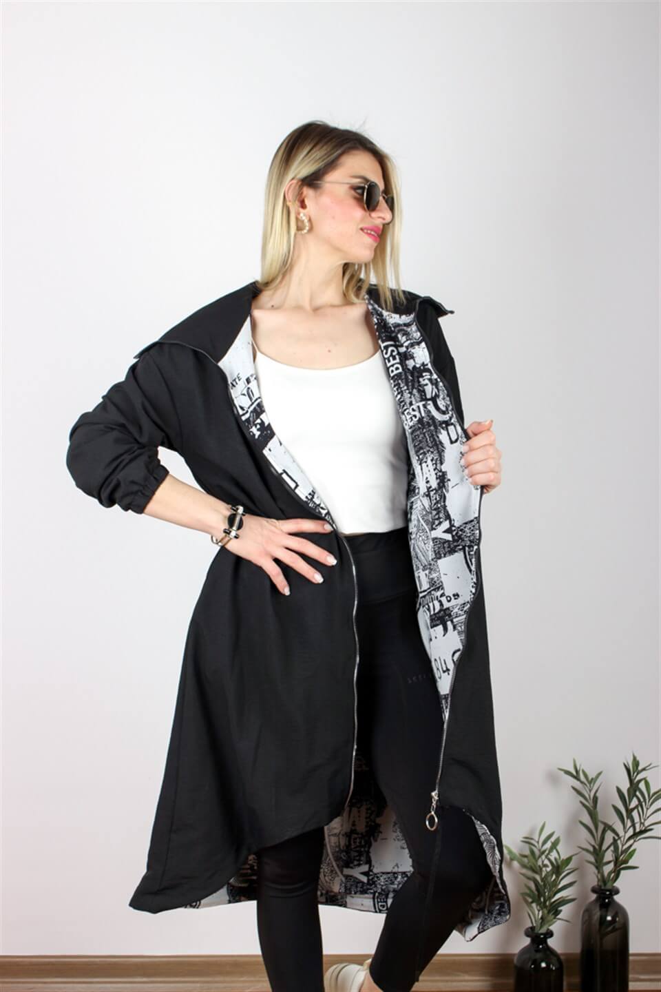 ÖZEL TASARIM KAFTAN SİYAH
