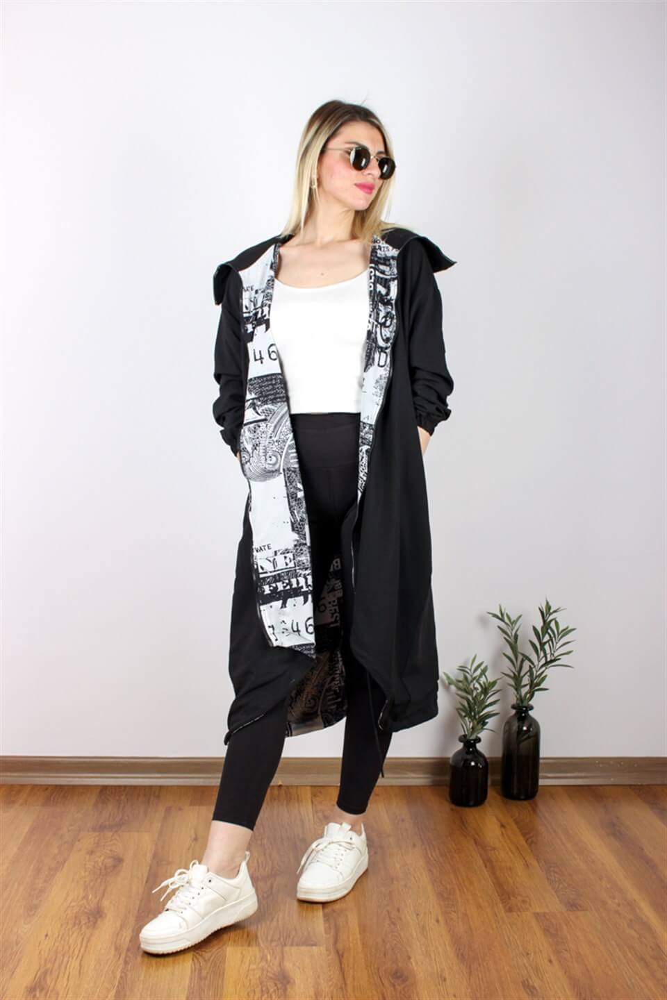 ÖZEL TASARIM KAFTAN SİYAH