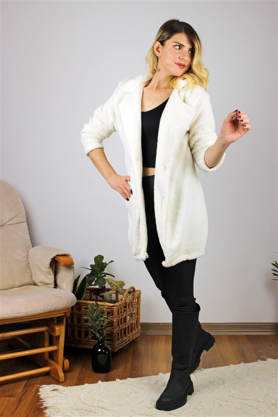 POLAR CEKET BEYAZ