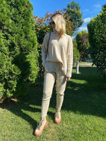 POLO YAKA TRİKO TAKIM BEJ