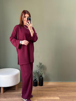 PREMİUM KALİTE MODAL KUMAŞ TAKIM BORDO