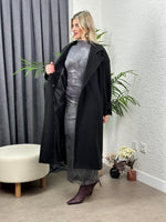 PREMIUM SERI MARKA KAŞE KABAN SİYAH