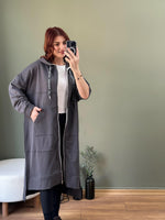 PREMİUM SERİ ÖZEL TASARIM FERMUAR KPÜŞONLU SWEAT ANTRASIT