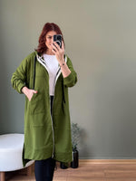 PREMİUM SERİ ÖZEL TASARIM FERMUAR KPÜŞONLU SWEAT YEŞİL