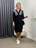 RİBANA ŞERİTLİ SWEAT ELBİSE