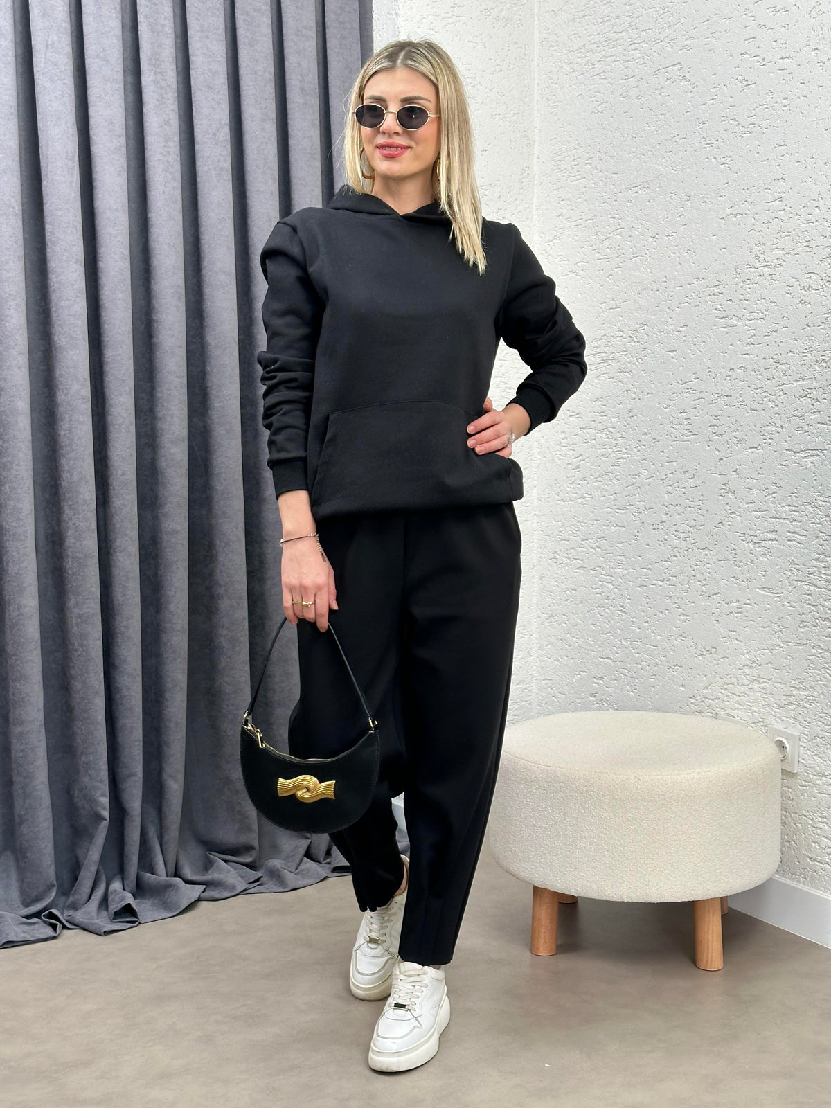 SPOR TAKIM SİYAH SWEAT