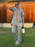 STİL ARMALI İKİLİ TAKIM GRİ