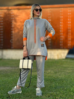STİL ARMALI İKİLİ TAKIM GRİ