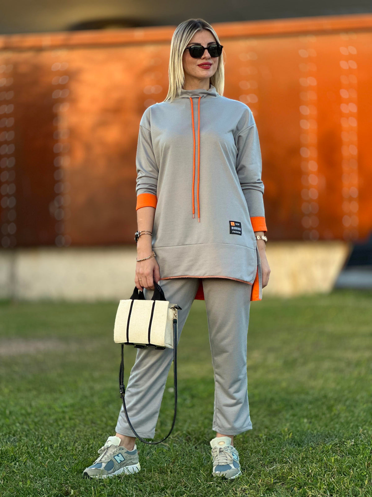 STİL ARMALI İKİLİ TAKIM GRİ