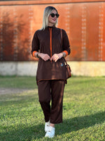 STİL ARMALI İKİLİ TAKIM KAHVE