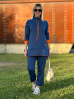 STİL ARMALI İKİLİ TAKIM MAVİ TURUNCU