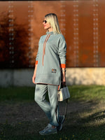 STİL ARMALI İKİLİ TAKIM MİNT TURUNCU