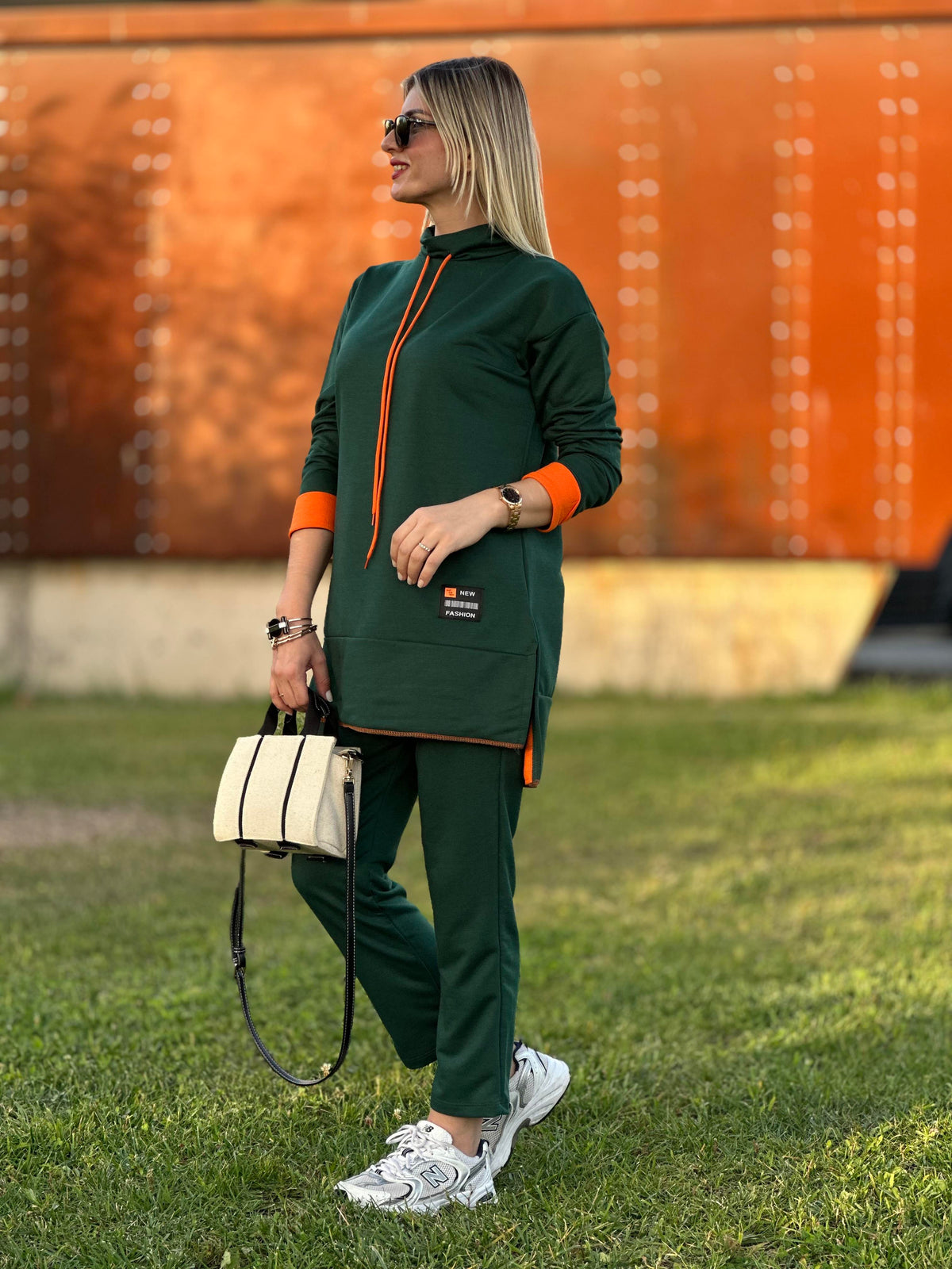 STİL ARMALI İKİLİ TAKIM ZÜMRÜT