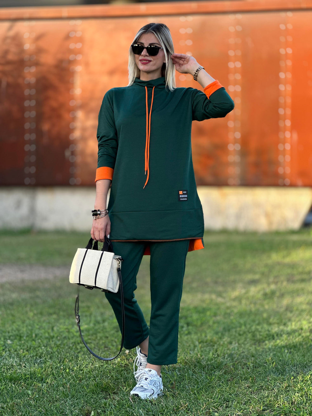 STİL ARMALI İKİLİ TAKIM ZÜMRÜT YEŞİLİ