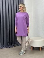 STİL SWEAT TUNİK MOR