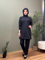 STİL SWEAT TUNİK SİYAH