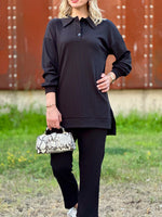 STİL TAKIM POLO YAKA SİYAH