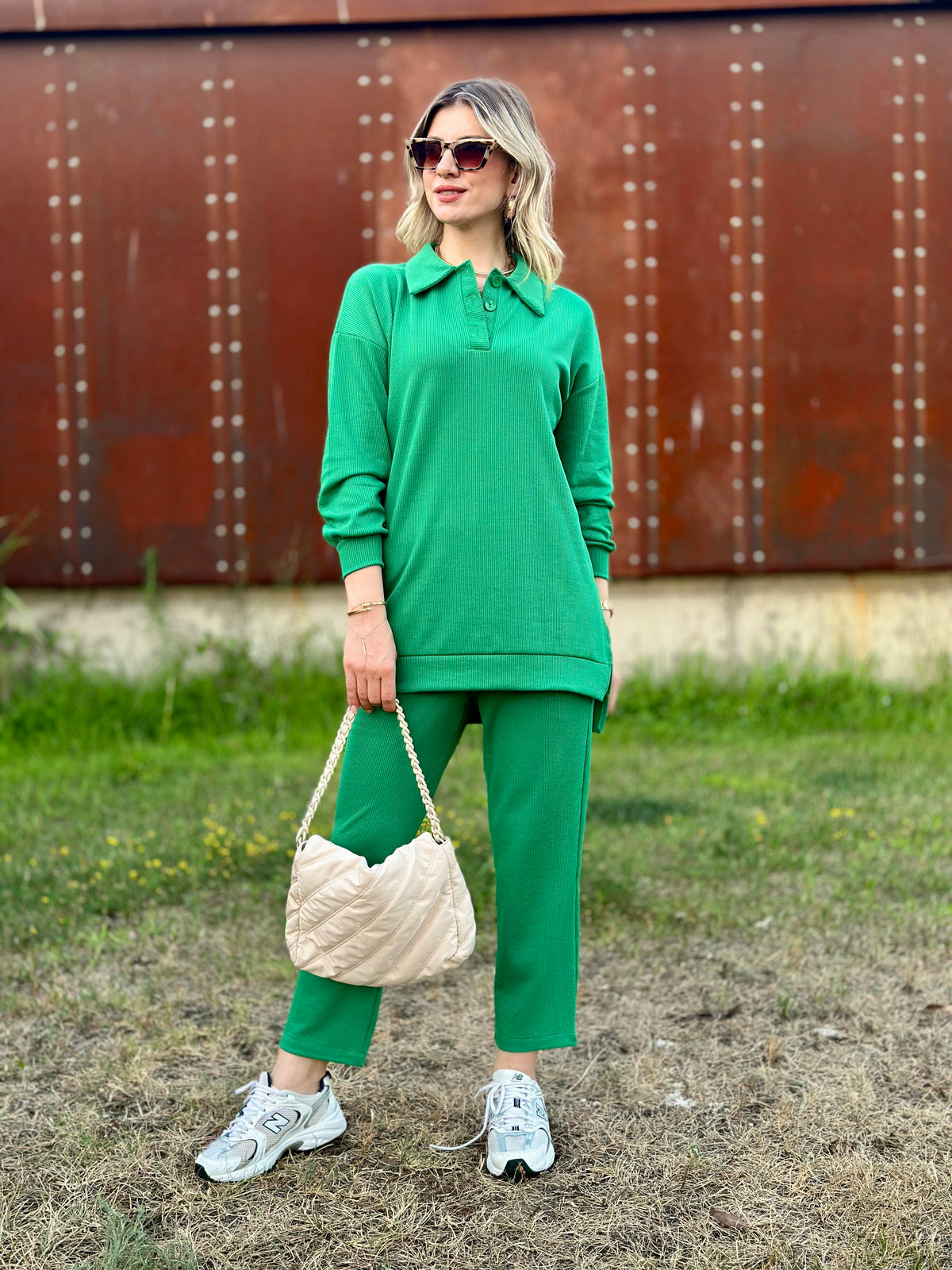 STİL TAKIM POLO YAKA YEŞİL