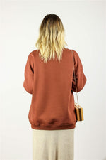 SWEATSHİRT BASKILI ÜÇ İPLİK