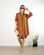 TASARIM GÖMLEK TUNİK MODEL 19 LEOPAR
