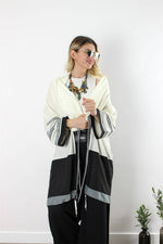 TASARIM KAFTAN AYROBİN KUMAŞ BEYAZ