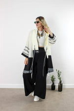 TASARIM KAFTAN AYROBİN KUMAŞ BEYAZ