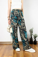 TASARIM PANTOLON ŞİFON ZEBRA