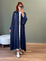 TASARIM UZUN KOL  KAP LACİVERT