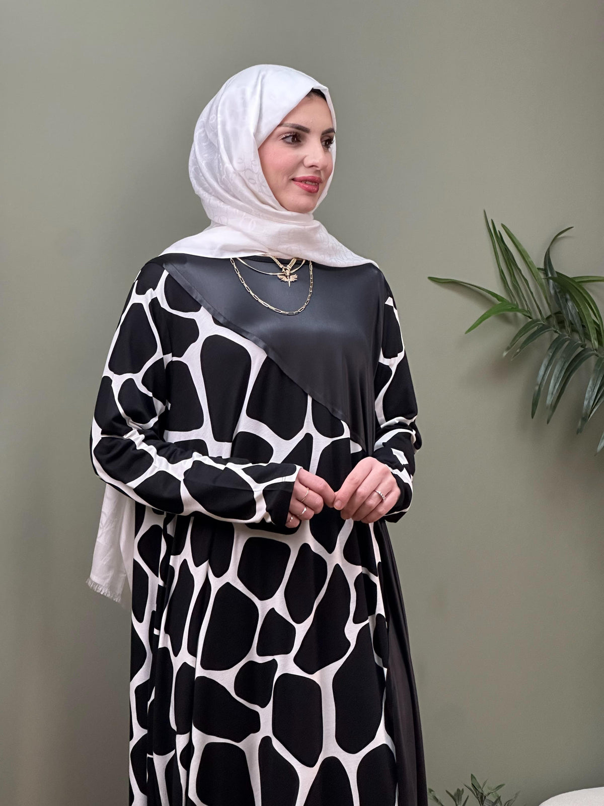 TASARIM ZEBRA SWEAT ELBİSE MODEL