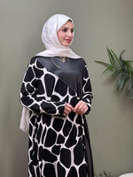 TASARIM ZEBRA SWEAT ELBİSE MODEL