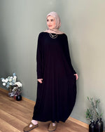TORBA CEP ŞALVAR ELBİSE SİYAH