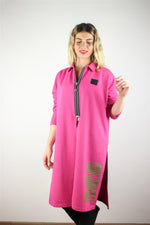 TUNİK ELBİSE NEON PEMBE