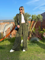 ZEBRA DESEN İKİLİ TAKIM HAKİ