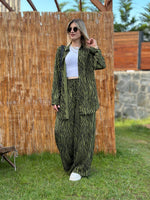 ZEBRA DESEN İKİLİ TAKIM HAKİ